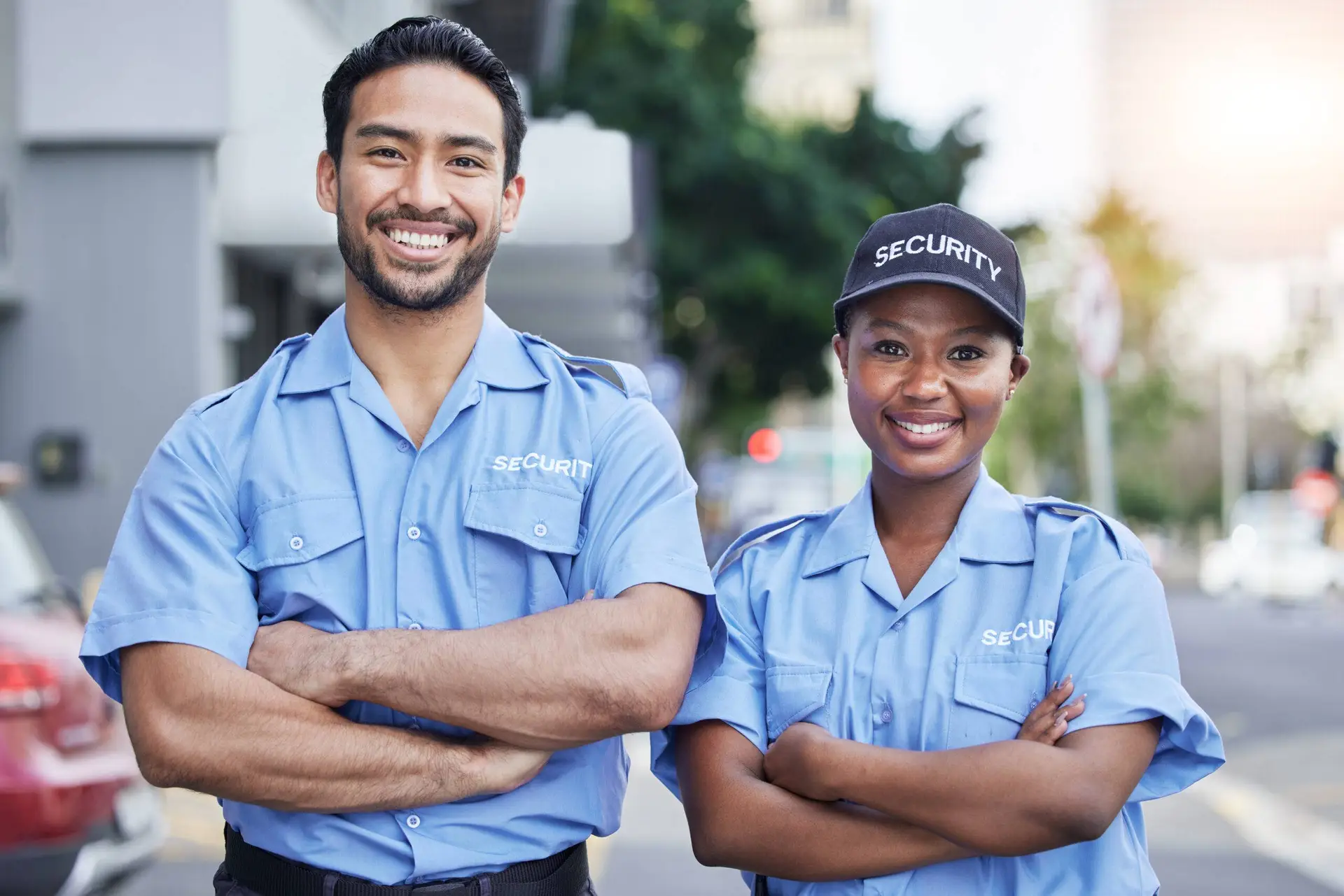 Professional security officers standing together, representing Safety Host Unit’s trusted protection services in Hollywood Hills area