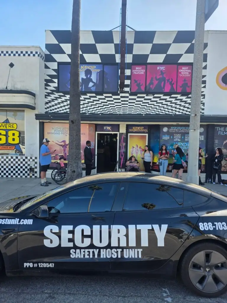 Professional event security management for major music label production in Studio City, California