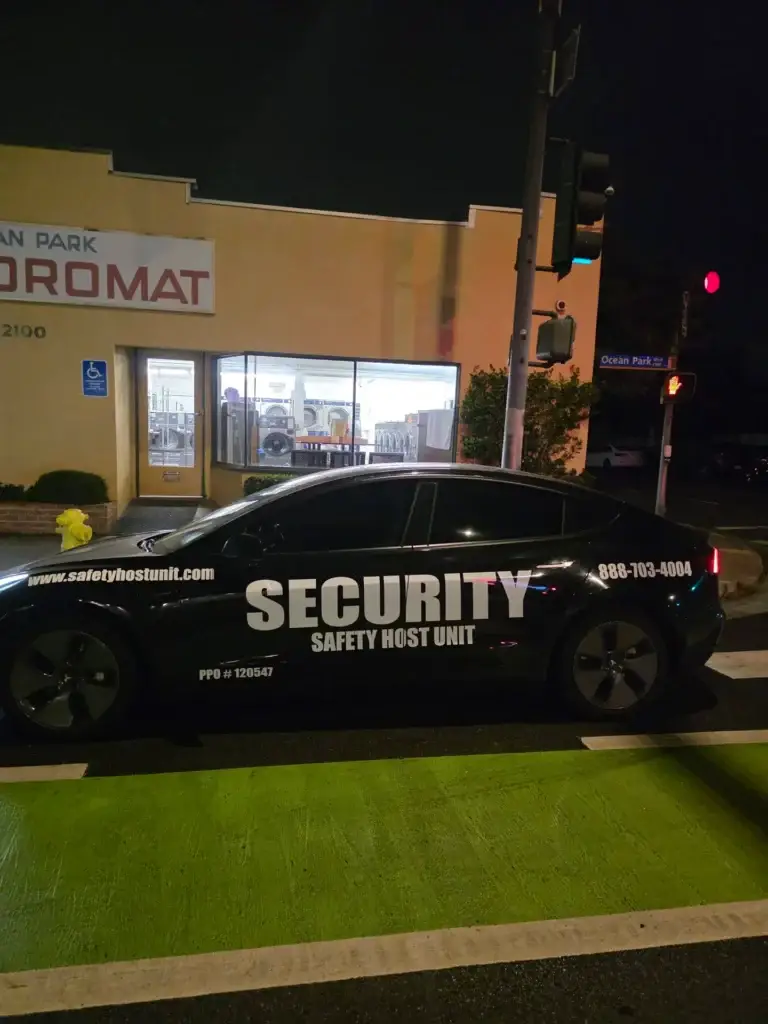 Security Car In Parking