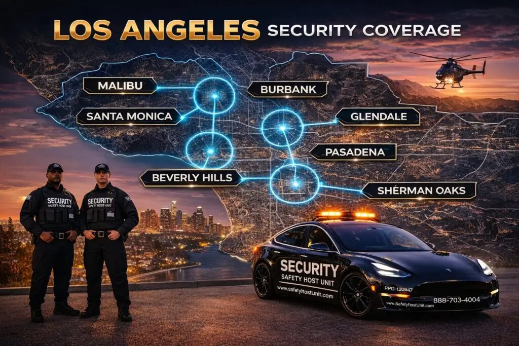 Infographics with Security Guards and Patrol Car in it.