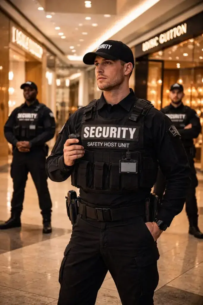 Safety Host Unit security officer on duty in Los Angeles County